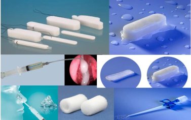 Opatrunki donosowe, uszne